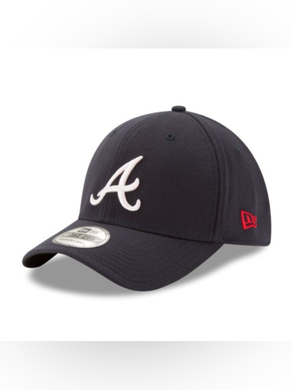 New Era Navy Baseball Cap with White 'A' and Red Logo